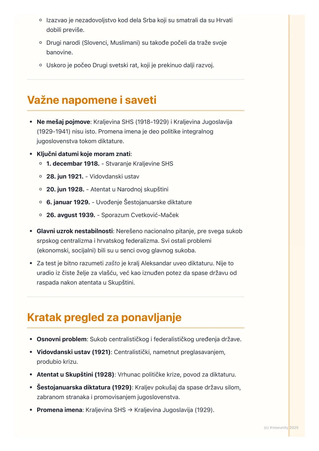 # Unutrašnja politika i
nacionalno pitanje

Uvod u unutrašnju politiku Kraljevine
Jugoslavije

Nakon Prvog svetskog rata, stvorena je Kralje