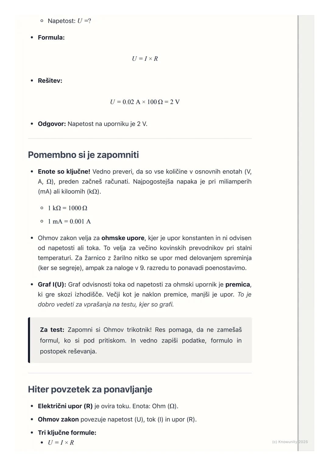 # Upor in Ohmov zakon

Uvod v električni upor

Električni upor je v bistvu ovira za električni tok. Predstavljam si ga kot trenje
za elektro