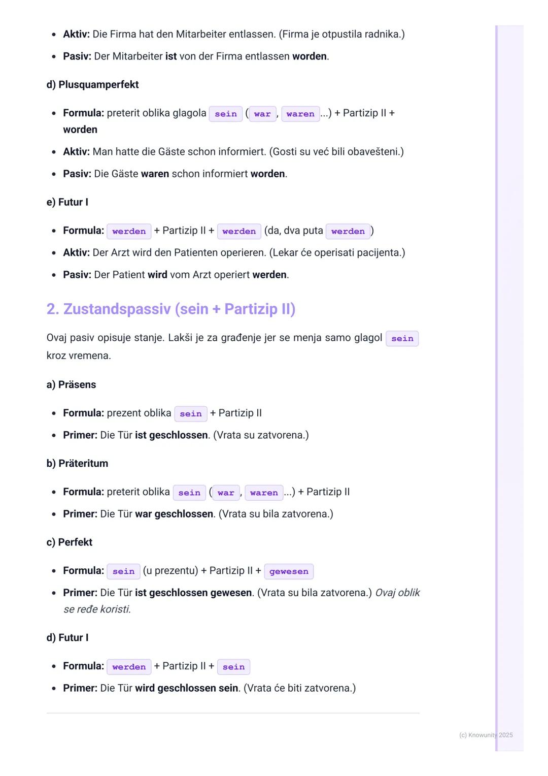 # Pasiv (Sve vrste i vremena)

Uvod i pregled pasiva

Pasiv se koristi kada radnja (šta se dešava) ili stanje (kakav je rezultat) važnije od