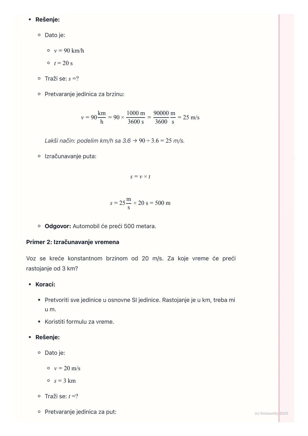 # Ravnomerno pravolinijsko
kretanje

Uvod u ravnomerno pravolinijsko kretanje

Ovo je najjednostavniji oblik kretanja. Telo se kreće ravnome