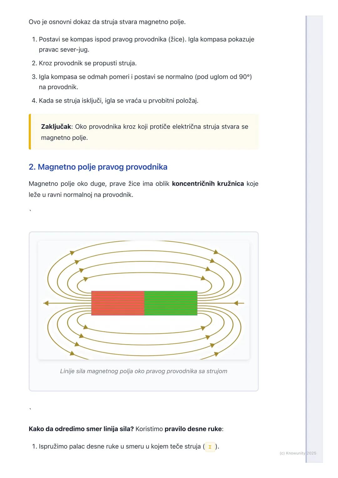 # Magnetno polje električne
struje

Uvod u magnetno polje struje

Ovo je deo gde se spajaju struja i magneti. Danski naučnik Hans Kristijan
