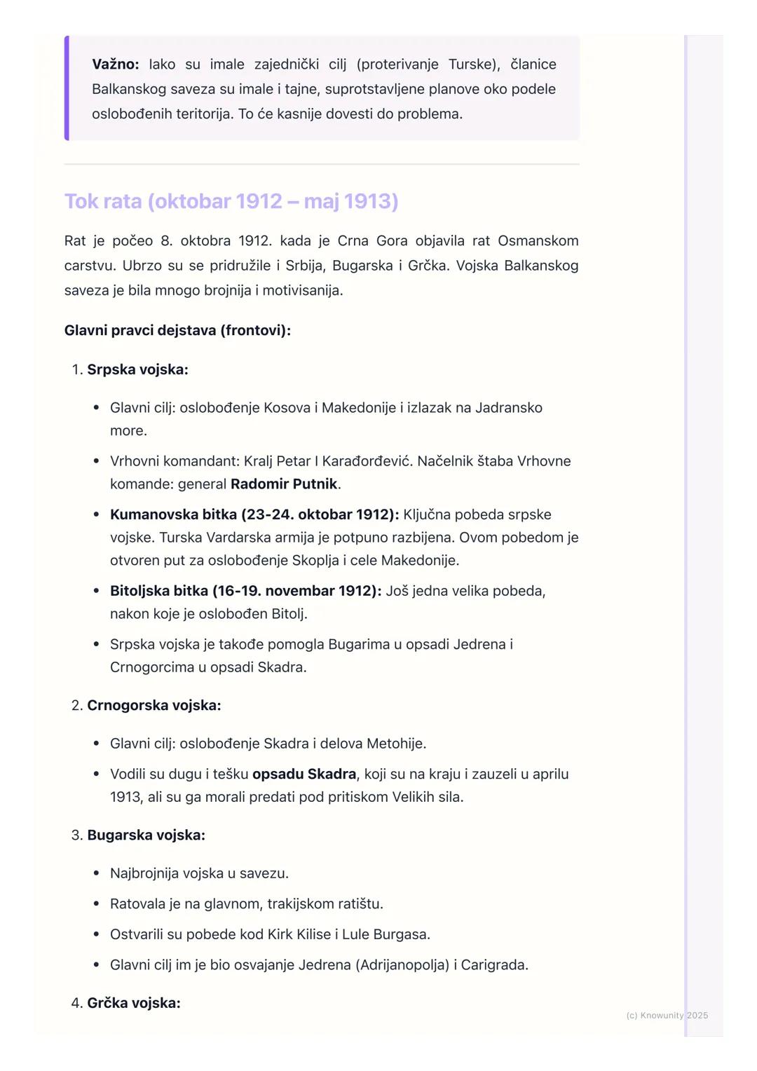 # Prvi balkanski rat

Uvod u Prvi balkanski rat

Prvi balkanski rat je bio sukob koji se vodio od oktobra 1912. do maja 1913.
godine. U njem