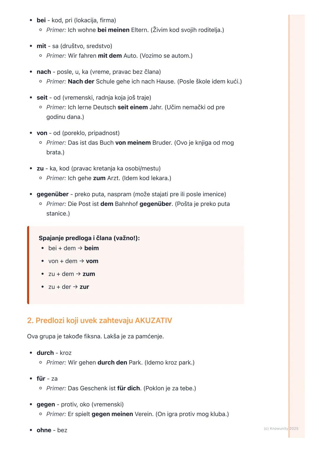 # Predlozi sa dativom,
akuzativom i genitivom

Uvod i pregled

Predlozi su ključni za povezivanje reči u rečenici i određivanje njihovog odn