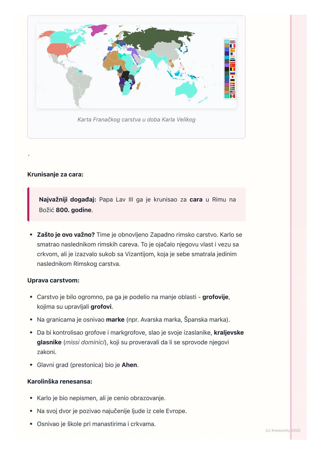 # Franačka država i Karlo Veliki

Uvod: Ko su bili Franci?

Franačka država je bila najmoćnija država u Zapadnoj Evropi tokom ranog
srednjeg