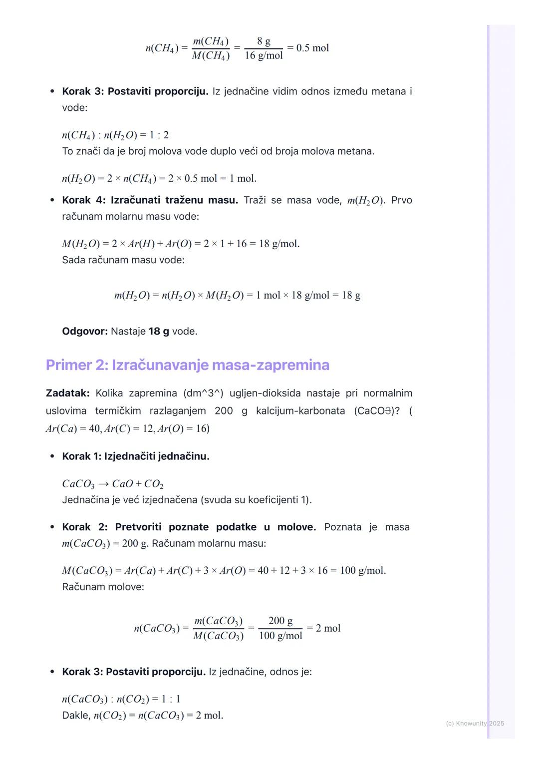 # Stehiometrijska izračunavanja

Uvod u stehiometrijska izračunavanja

Stehiometrija je deo hemije koji se bavi kvantitativnim odnosima izme