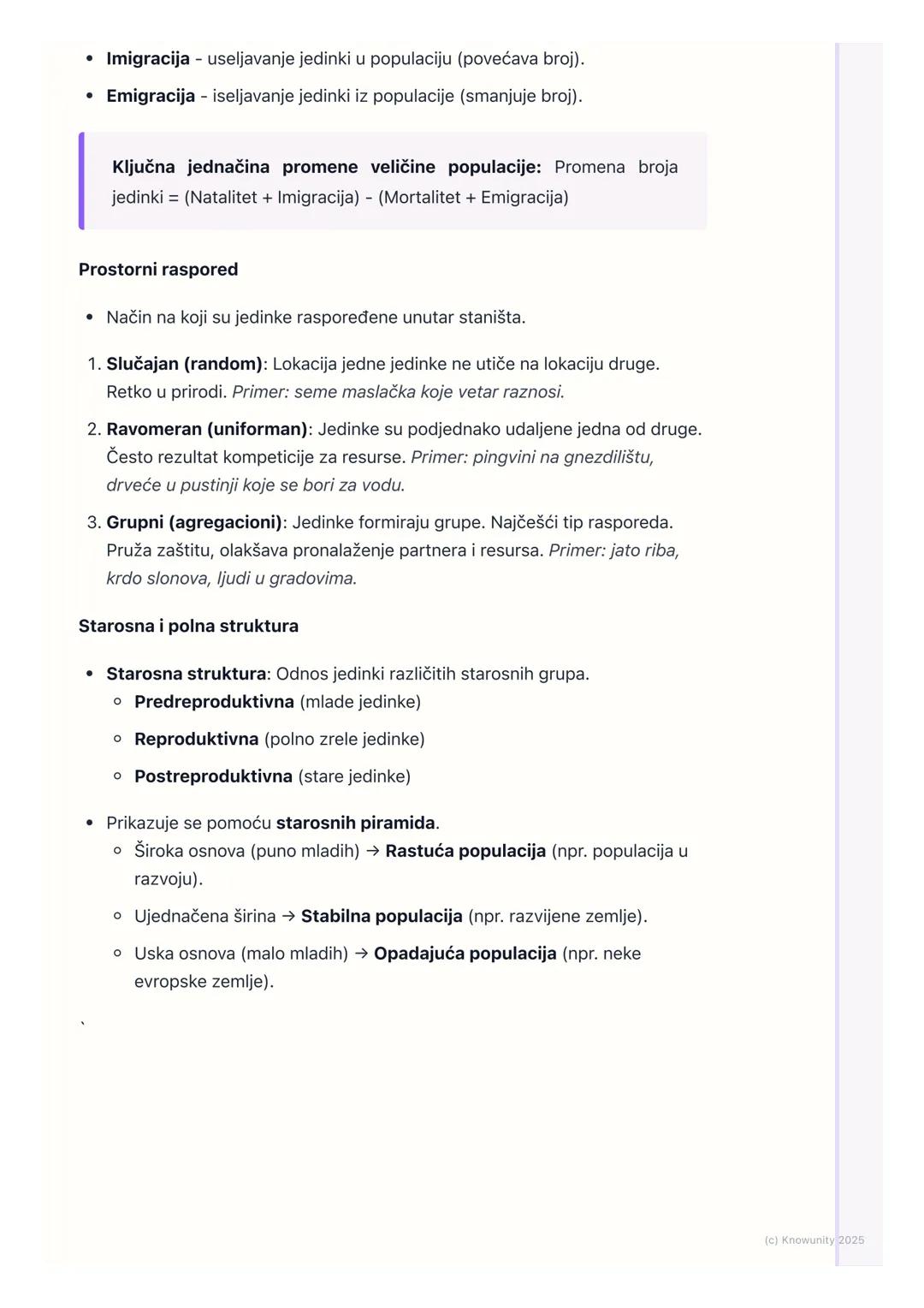 # Populacije

Uvod u populacije

Populacija je grupa jedinki iste vrste koje žive na istom prostoru u isto vreme
i koje su sposobne da se me