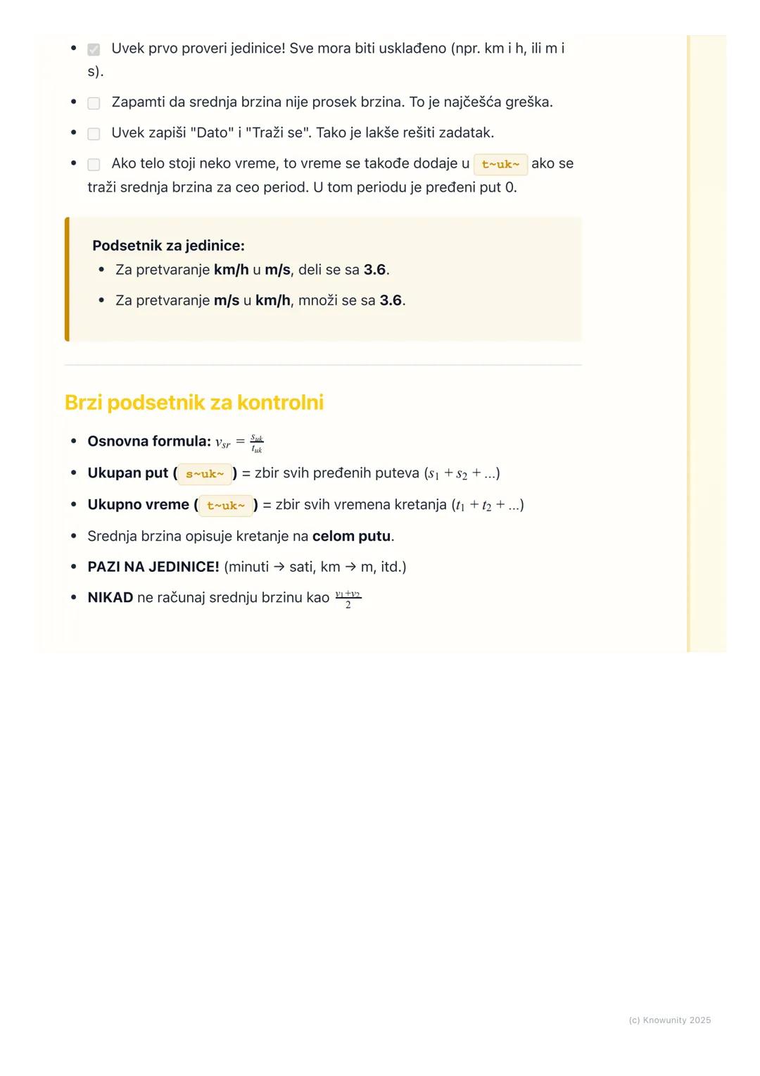 # Srednja brzina

Uvod u srednju brzinu

Kada se tela kreću, njihova brzina se često menja. Na primer, autobus u gradu
ubrzava, usporava, st