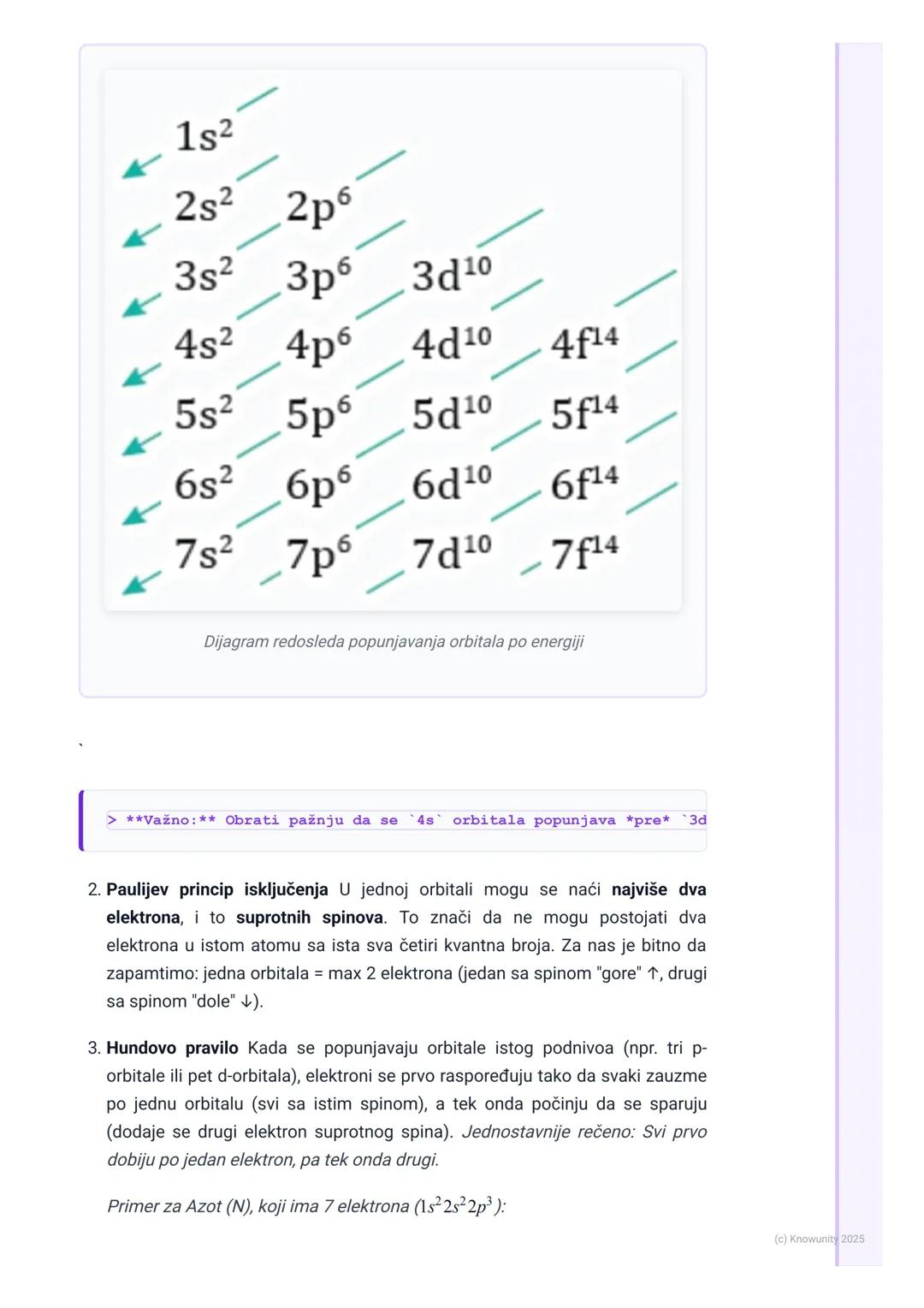 # Elektronska konfiguracija

Šta je elektronska konfiguracija?

Elektronska konfiguracija je u suštini "adresa" svakog elektrona u atomu. On