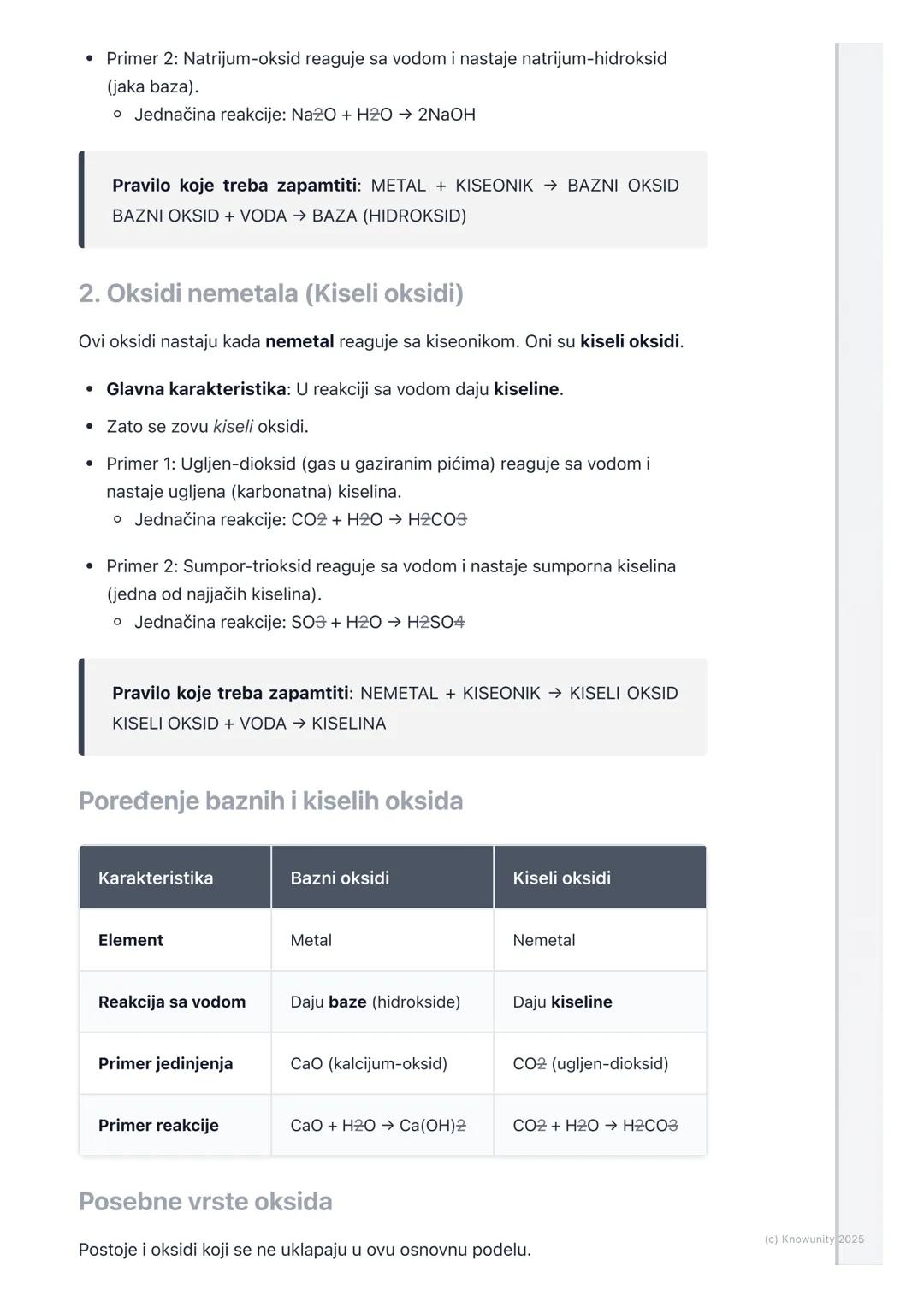 # Definicija i podela oksida

Definicija i podela oksida

Oksidi su jedinjenja koja su svuda oko nas. Voda (H2O) je vodonik-oksid, rđa
koju 