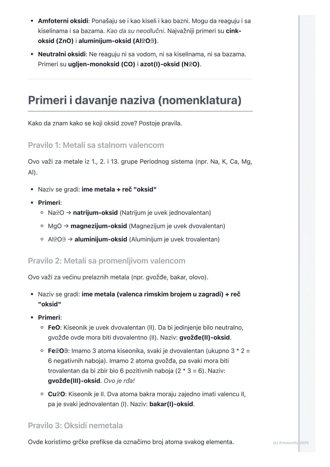# Definicija i podela oksida

Definicija i podela oksida

Oksidi su jedinjenja koja su svuda oko nas. Voda (H2O) je vodonik-oksid, rđa
koju 
