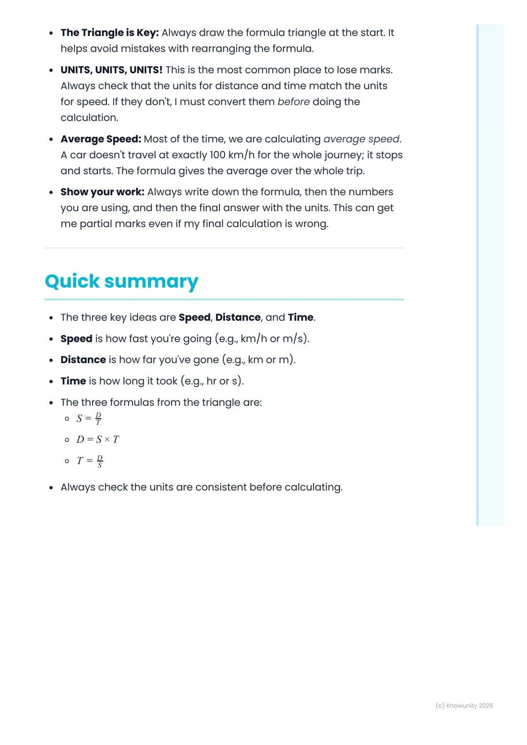 # Speed, Distance, and Time

What is speed, distance and time?

This is about how we describe motion. When something moves, we can
measure h