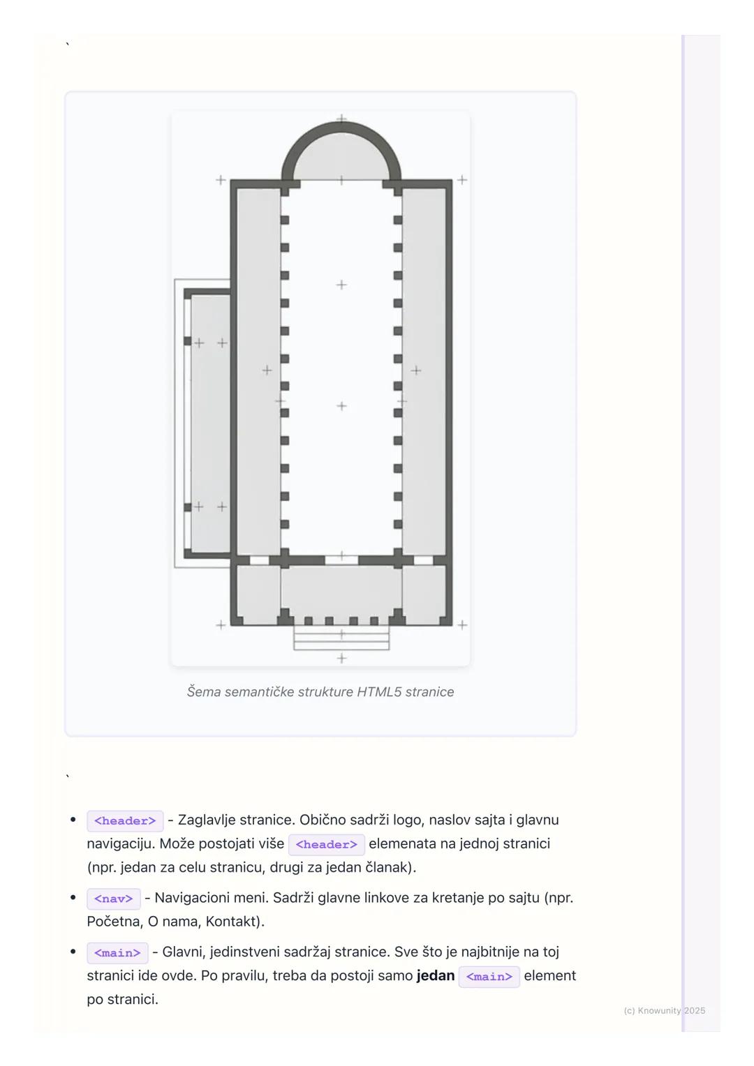 # HTML - struktura veb stranice

HTML - struktura veb stranice

Uvod u napredniju strukturu

HTML (HyperText Markup Language) je osnova svak