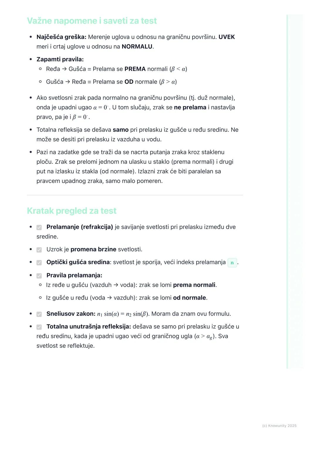 # Prelamanje svetlosti
(refrakcija)

Uvod u prelamanje svetlosti

Prelamanje svetlosti, ili refrakcija, je pojava kada svetlosni zrak menja 