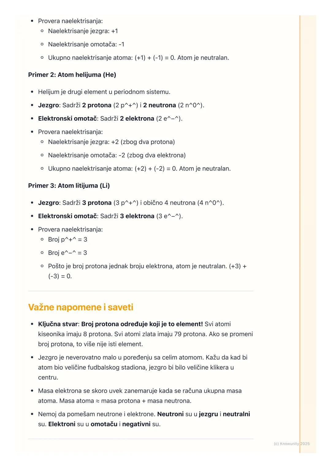 # Građa atoma
(pojednostavljeno)

Uvod u građu atoma

Sve oko nas, vazduh, voda, stolica, pa i mi sami, izgrađeno je od sićušnih
čestica koj