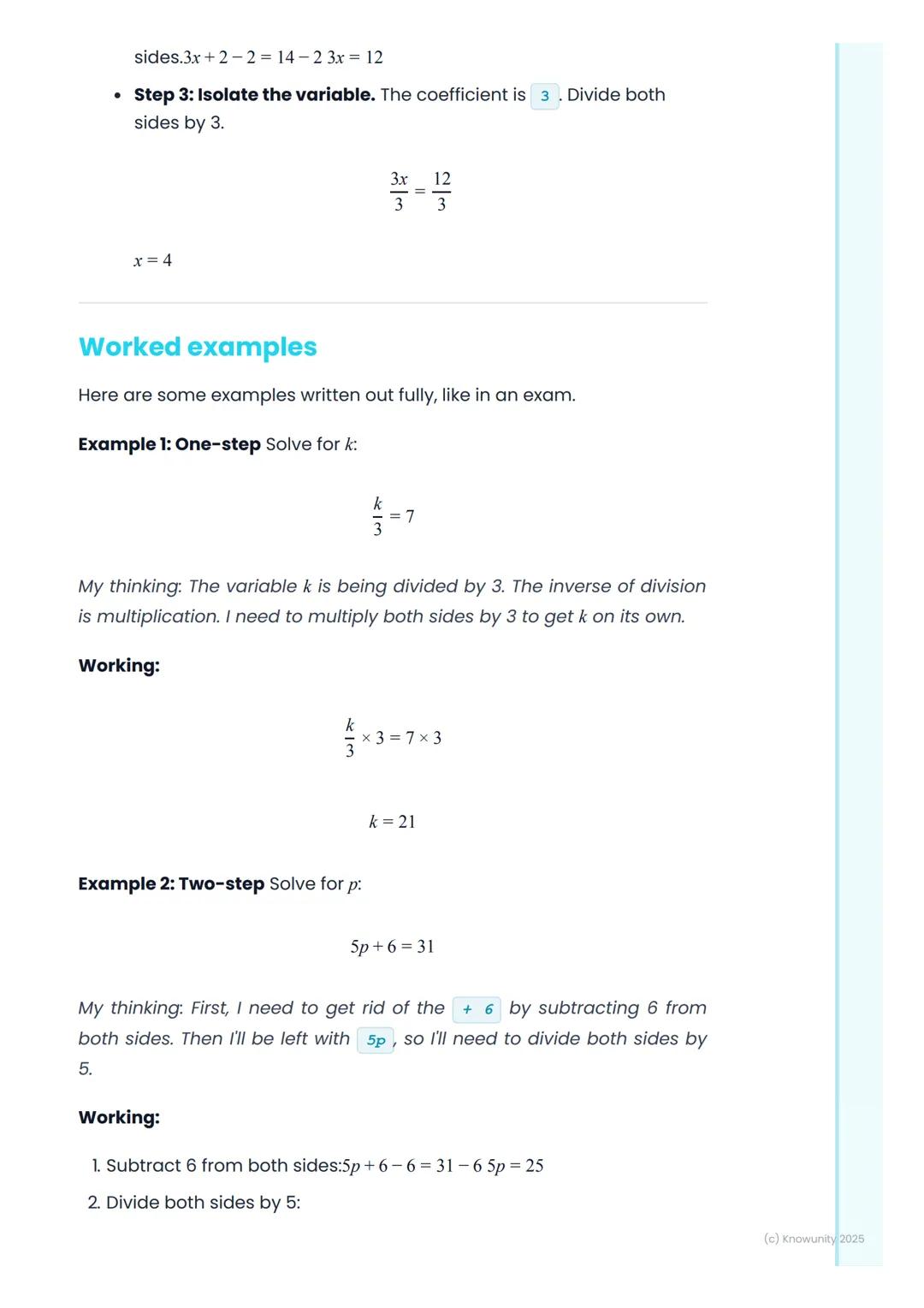 # Linear Equations

## What are linear equations?

Linear equations are like puzzles where you have to find a missing
number. The missing nu