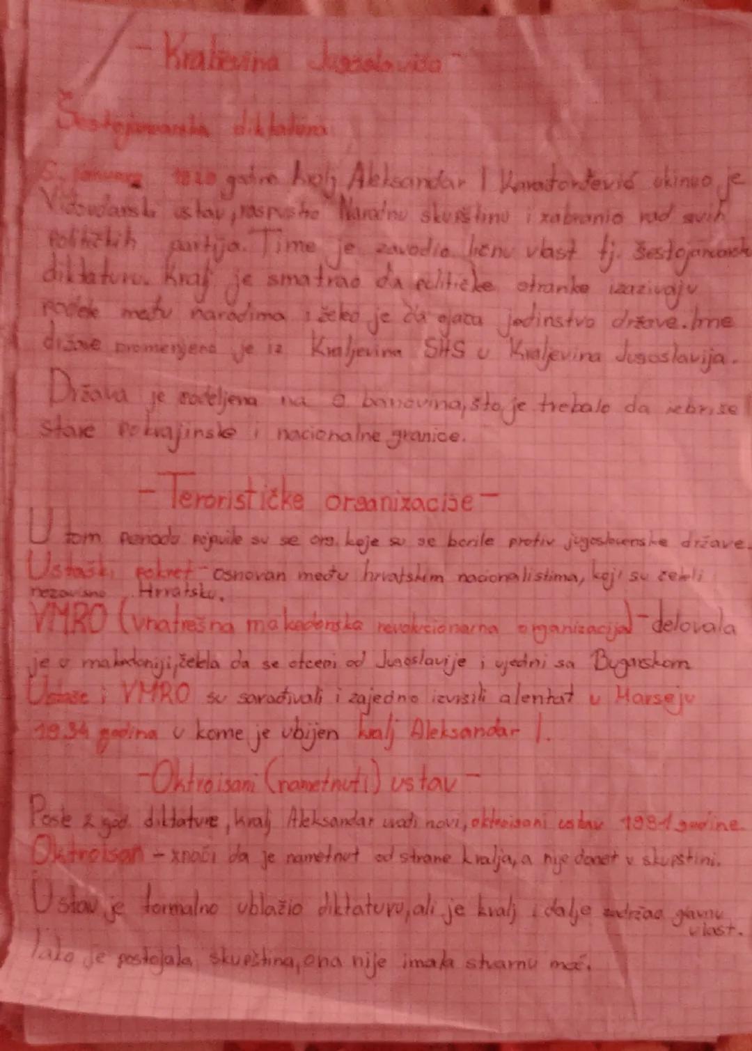 - Krabevina Jugaalavita

16. Janver 1810 gatie holy Aleksandar | Kavatorđević ukinua je
Vidovdans la astav, paspushe Narodnu skupštinu i zab