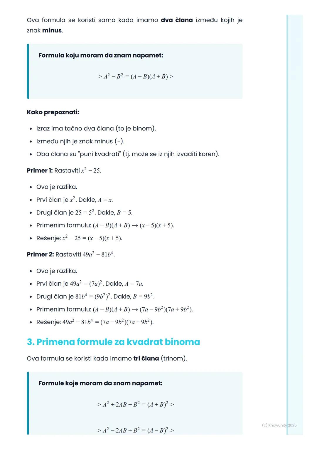 # Rastavljanje polinoma na
činioce

## Uvod i zašto je ovo važno

Rastavljanje polinoma na činioce je obrnuti proces od množenja
polinoma. T