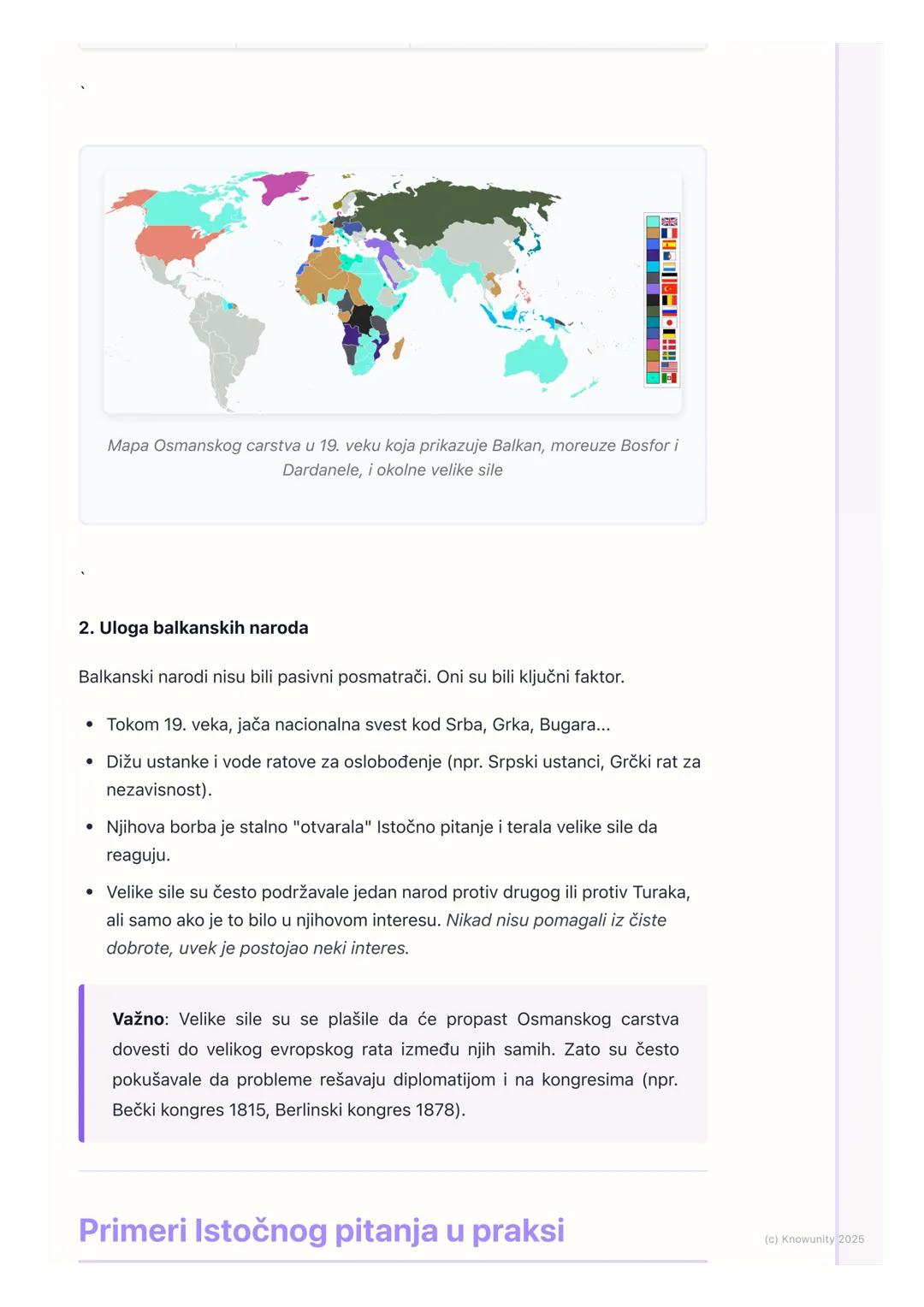 # Pojam Istočnog pitanja

## Uvod u Istočno pitanje

Istočno pitanje je naziv za skup problema i kriza koji su se dešavali u 19. i
početkom 