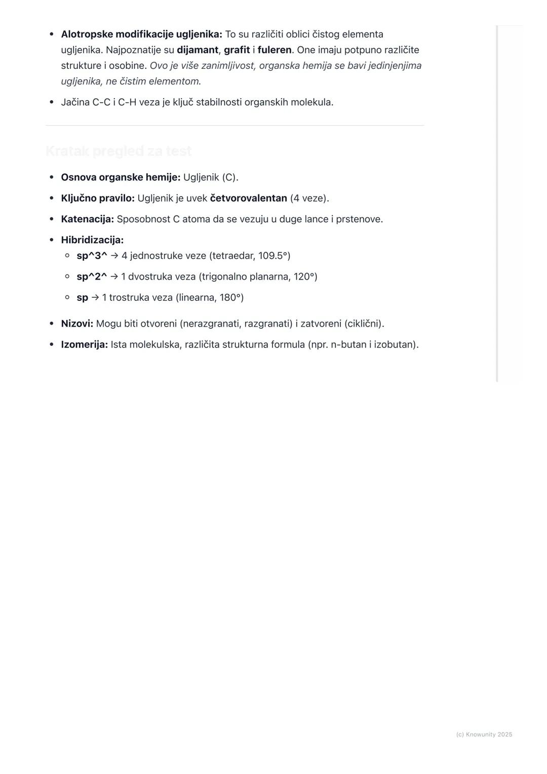 # Ugljenik - element života

Uvod u organsku hemiju: Ugljenik

Organska hemija je hemija ugljenikovih jedinjenja. Ugljenik (C) je osnova živ