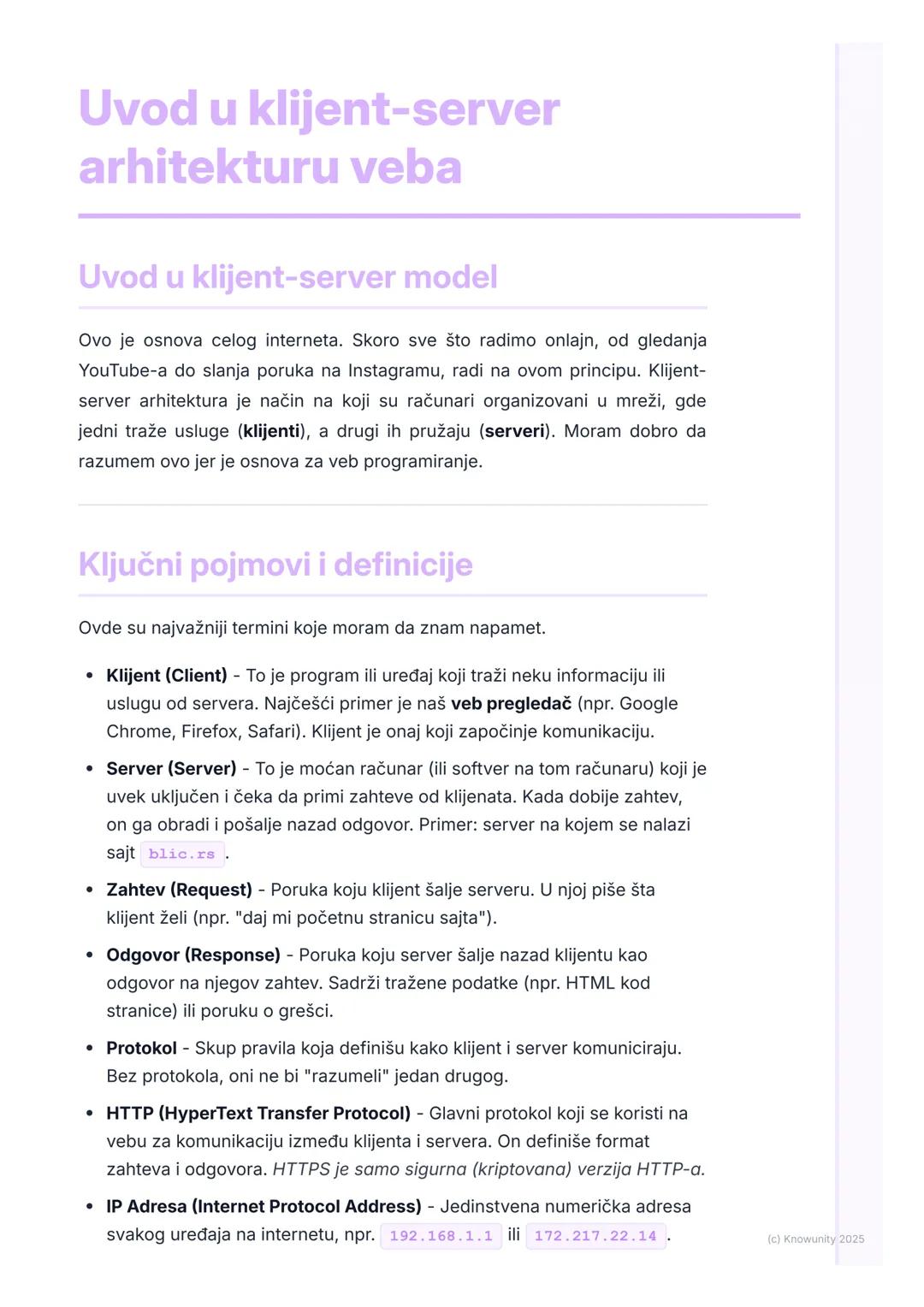Osnove klijent-server modela veba: Kako funkcioniše komunikacija?