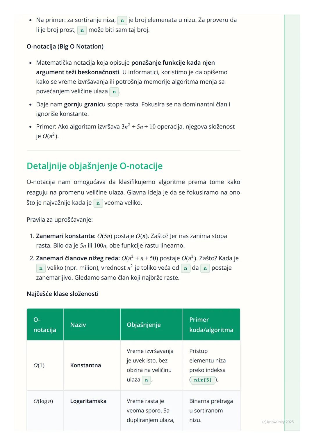 # Složenost algoritama

Uvod u složenost algoritama

Kada rešavamo neki problem programiranjem, često postoji više različitih
algoritama koj