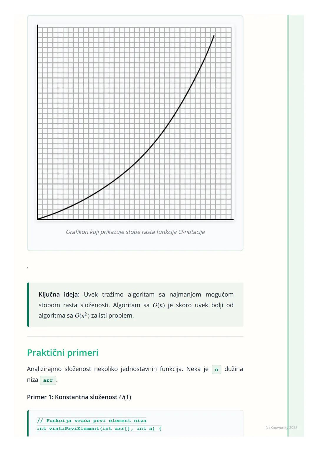 # Složenost algoritama

Uvod u složenost algoritama

Kada rešavamo neki problem programiranjem, često postoji više različitih
algoritama koj