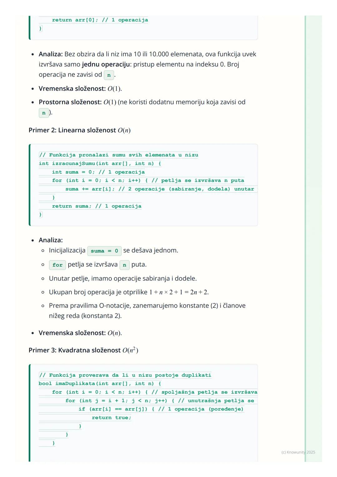 # Složenost algoritama

Uvod u složenost algoritama

Kada rešavamo neki problem programiranjem, često postoji više različitih
algoritama koj