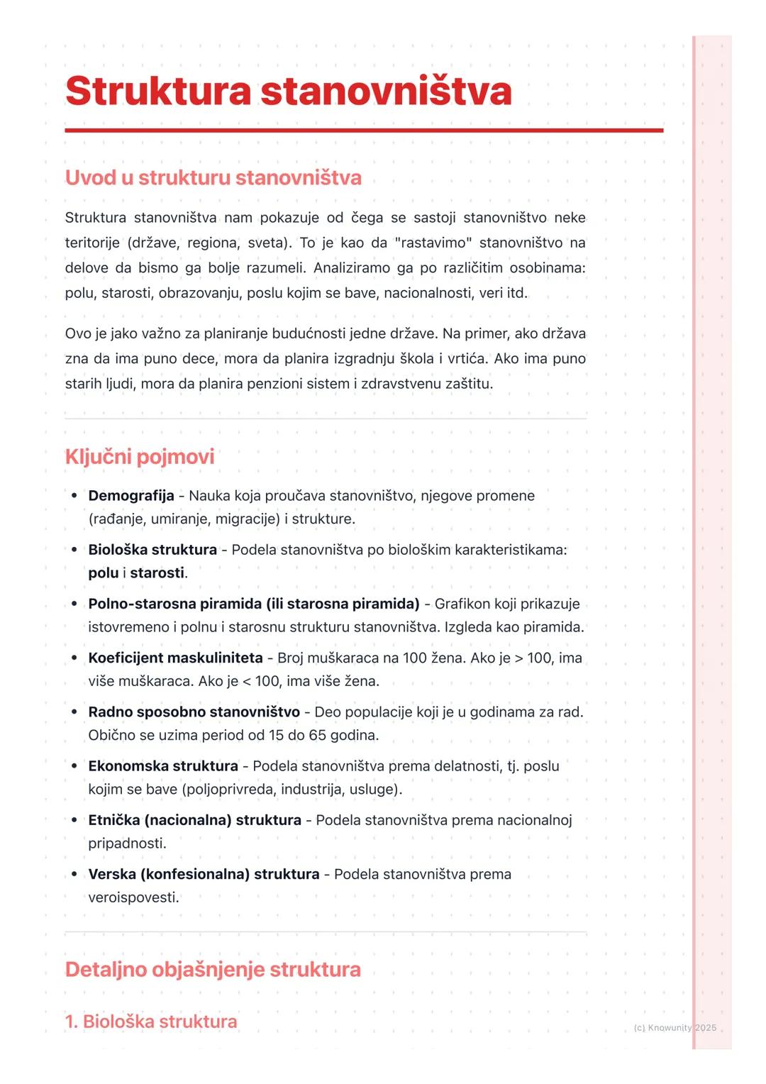 Struktura stanovništva