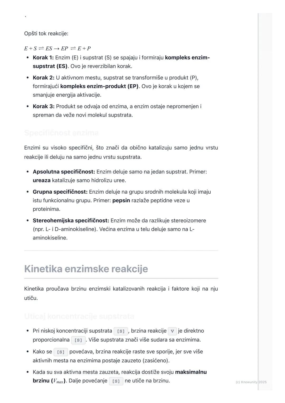 # Enzimi

Uvod u enzime

Enzimi su proteini (uglavnom globularni, mada postoje i neki RNK molekuli sa
katalitičkom funkcijom - ribozimi) koj