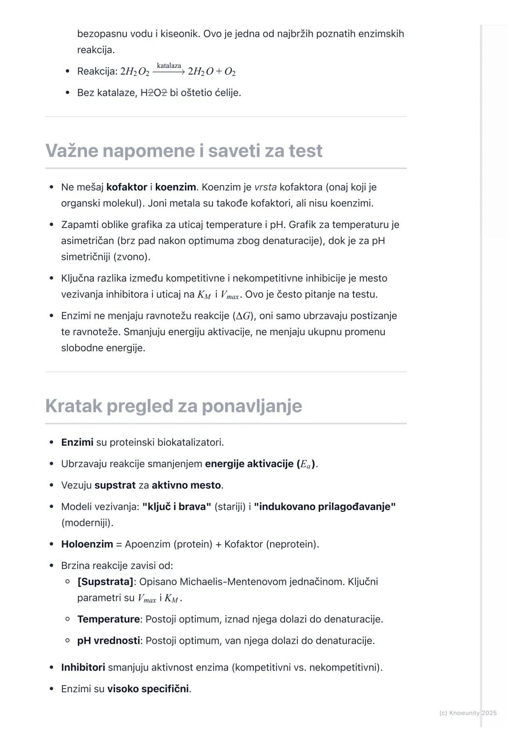 # Enzimi

Uvod u enzime

Enzimi su proteini (uglavnom globularni, mada postoje i neki RNK molekuli sa
katalitičkom funkcijom - ribozimi) koj