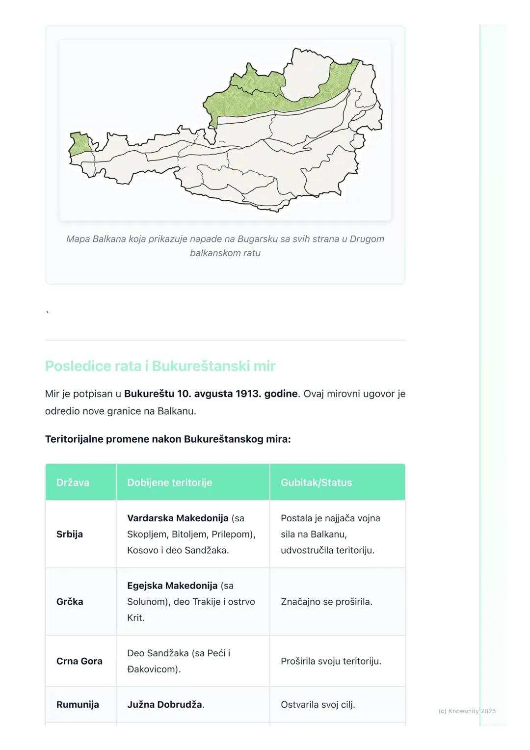 # Drugi balkanski rat

Uvod u sukob medu saveznicima

Nakon pobede u Prvom balkanskom ratu, saveznici (Srbija, Crna Gora, Grčka i
Bugarska) 