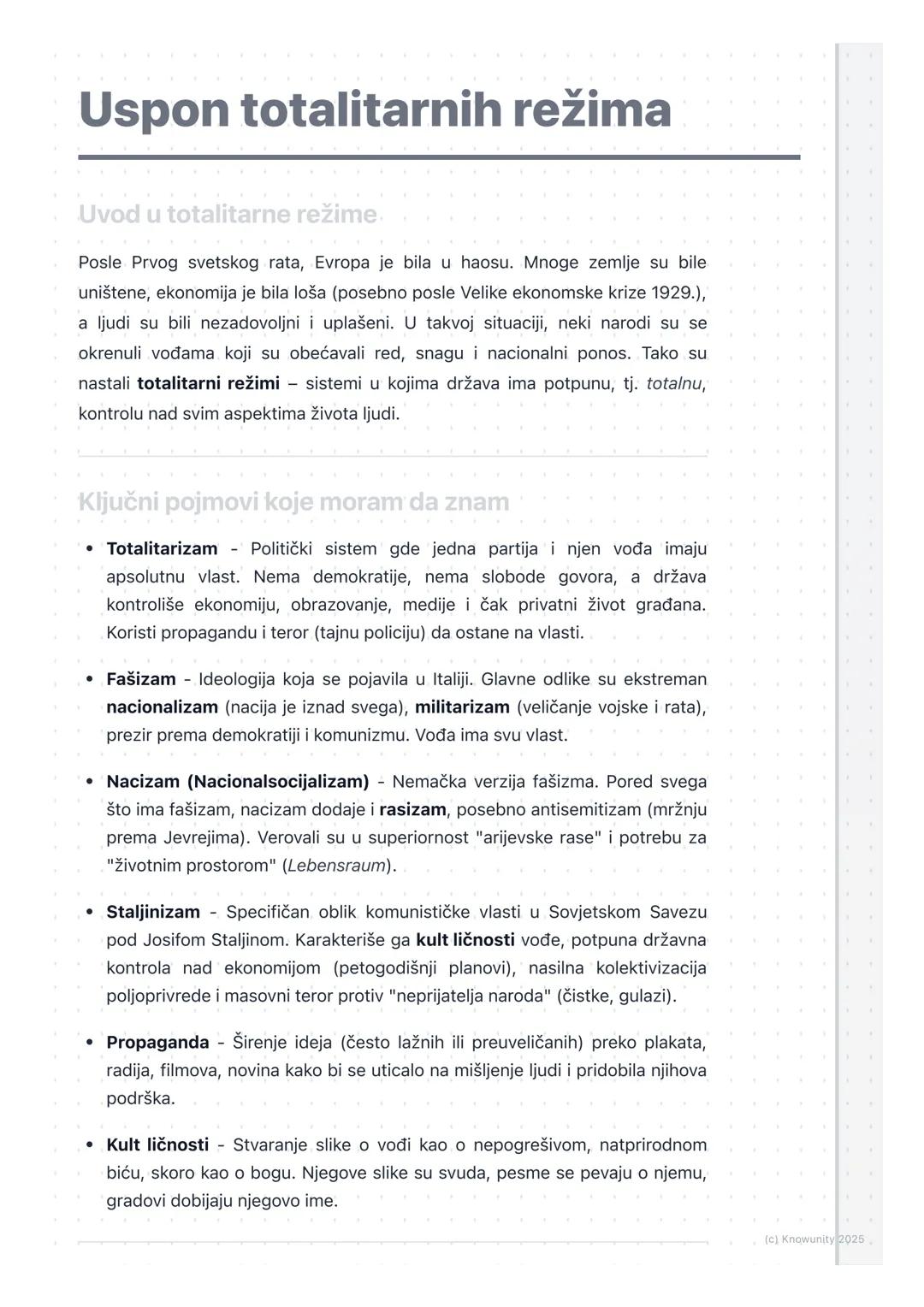 Uspon totalitarnih režima