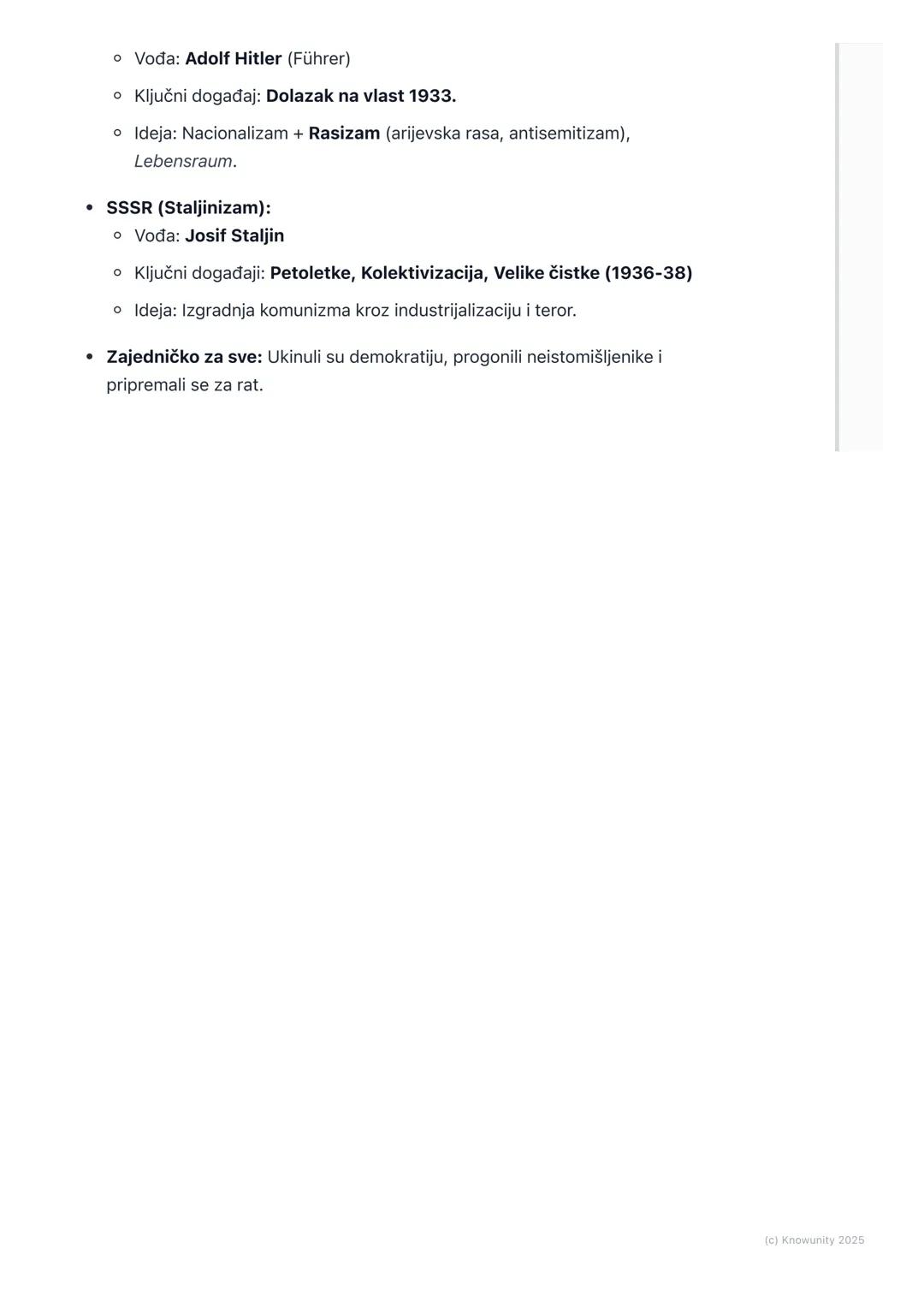 # Uspon totalitarnih režima

Uvod u totalitarne režime

Posle Prvog svetskog rata, Evropa je bila u haosu. Mnoge zemlje su bile
uništene, ek