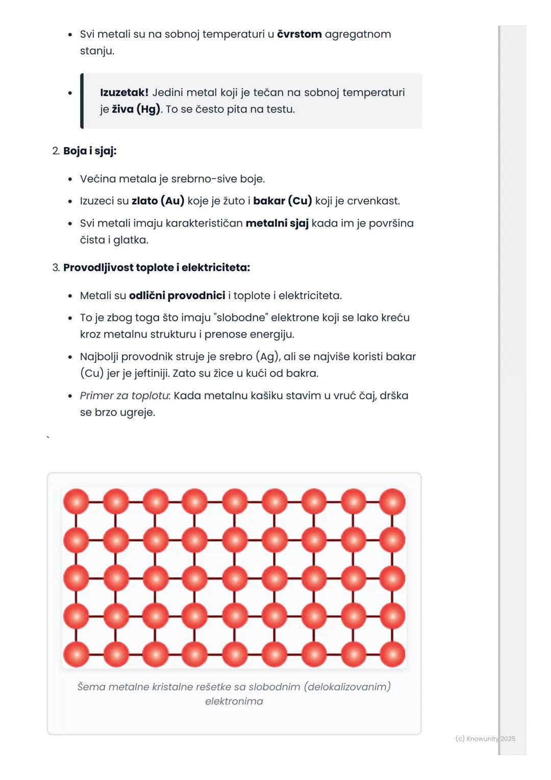 # Opšte karakteristike metala

Opšte karakteristike metala

Metali su velika grupa elemenata koje srećemo svaki dan. Nalaze se na
levoj stra