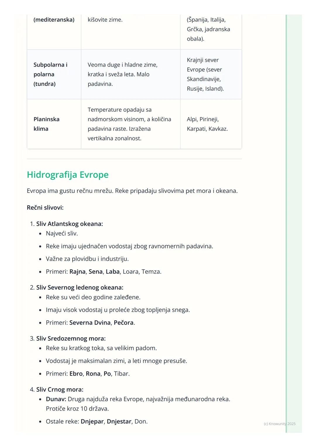 # Prirodne odlike Evrope

Uvodne napomene o Evropi

Evropa je geografski gledano poluostrvo Azije (zajedno čine Evroaziju). lako je
drugi na