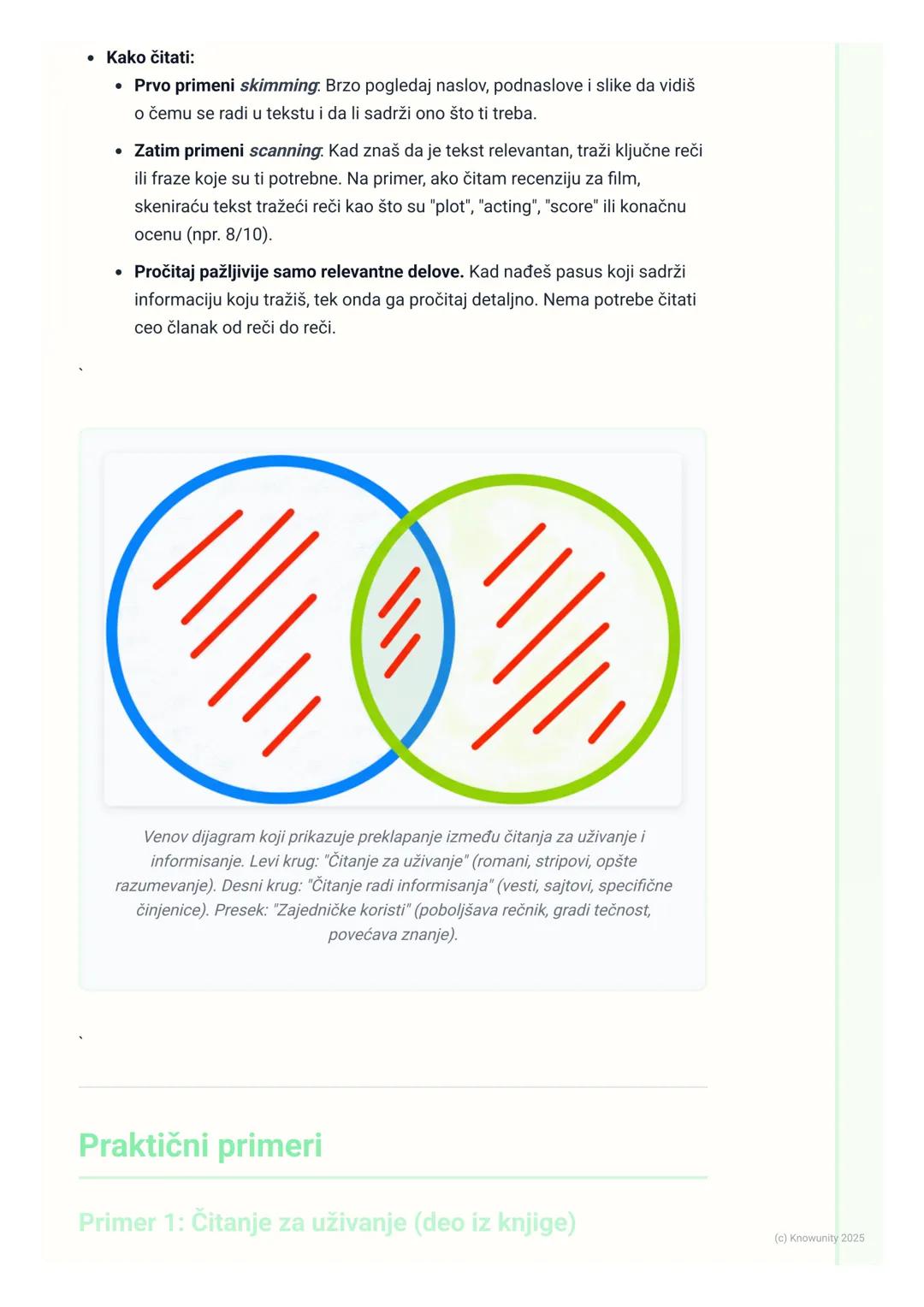 # Čitanje za uživanje i
informisanje

Uvod u čitanje van nastave

Čitanje na engleskom van škole nije samo za domaći. To je najbolji način d