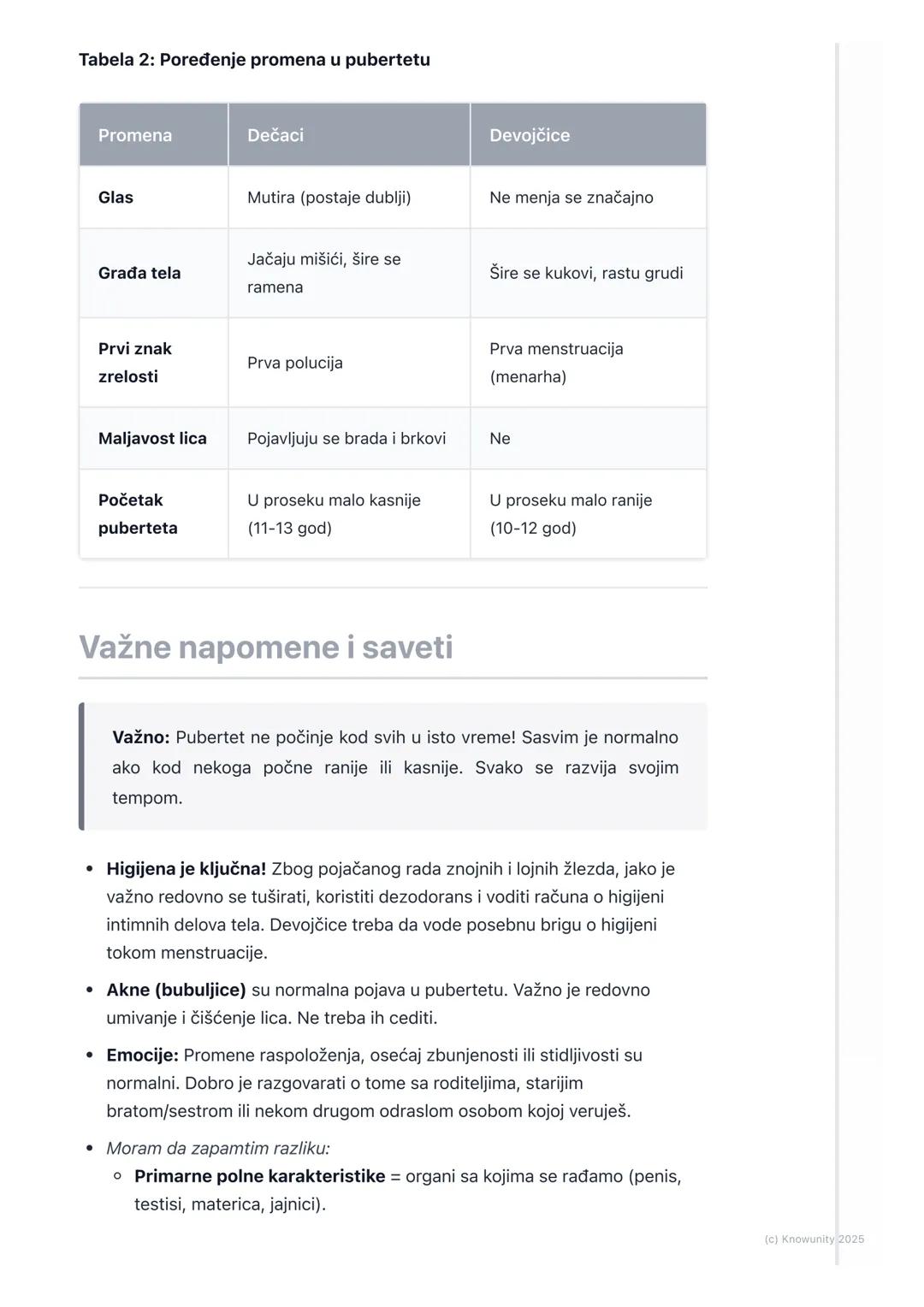 # Reproduktivni sistem i
pubertet

Uvod u reproduktivni sistem i pubertet

Razmnožavanje je jedna od najvažnijih odlika svih živih bića. To 