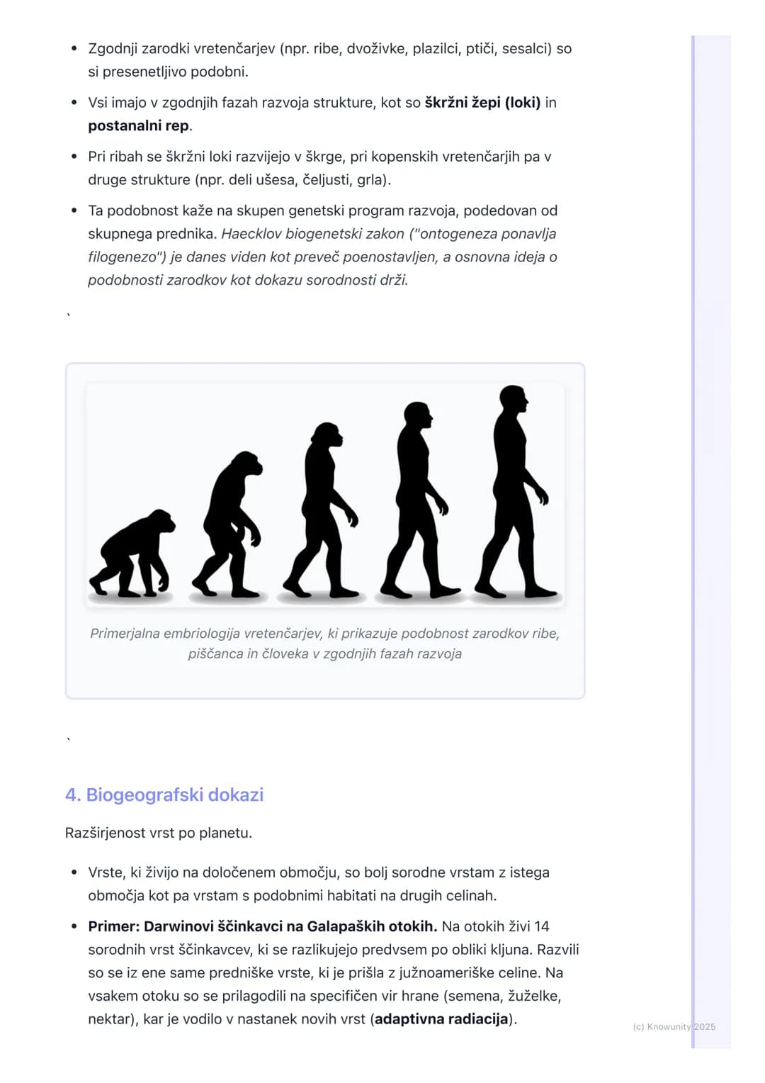 # Dokazi za evolucijo

Uvod v dokaze za evolucijo

Evolucija je osrednja teorija v biologiji, ki pojasnjuje razvoj in raznolikost
življenja 