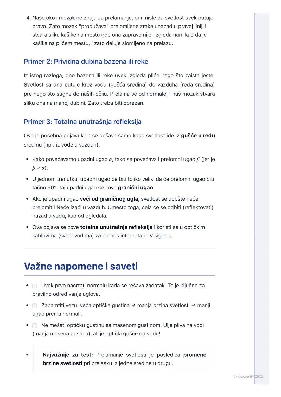 # Prelamanje svetlosti
(refrakcija)

Uvod u prelamanje svetlosti

Prelamanje svetlosti, ili refrakcija, je pojava koju vidimo svaki dan. Na 