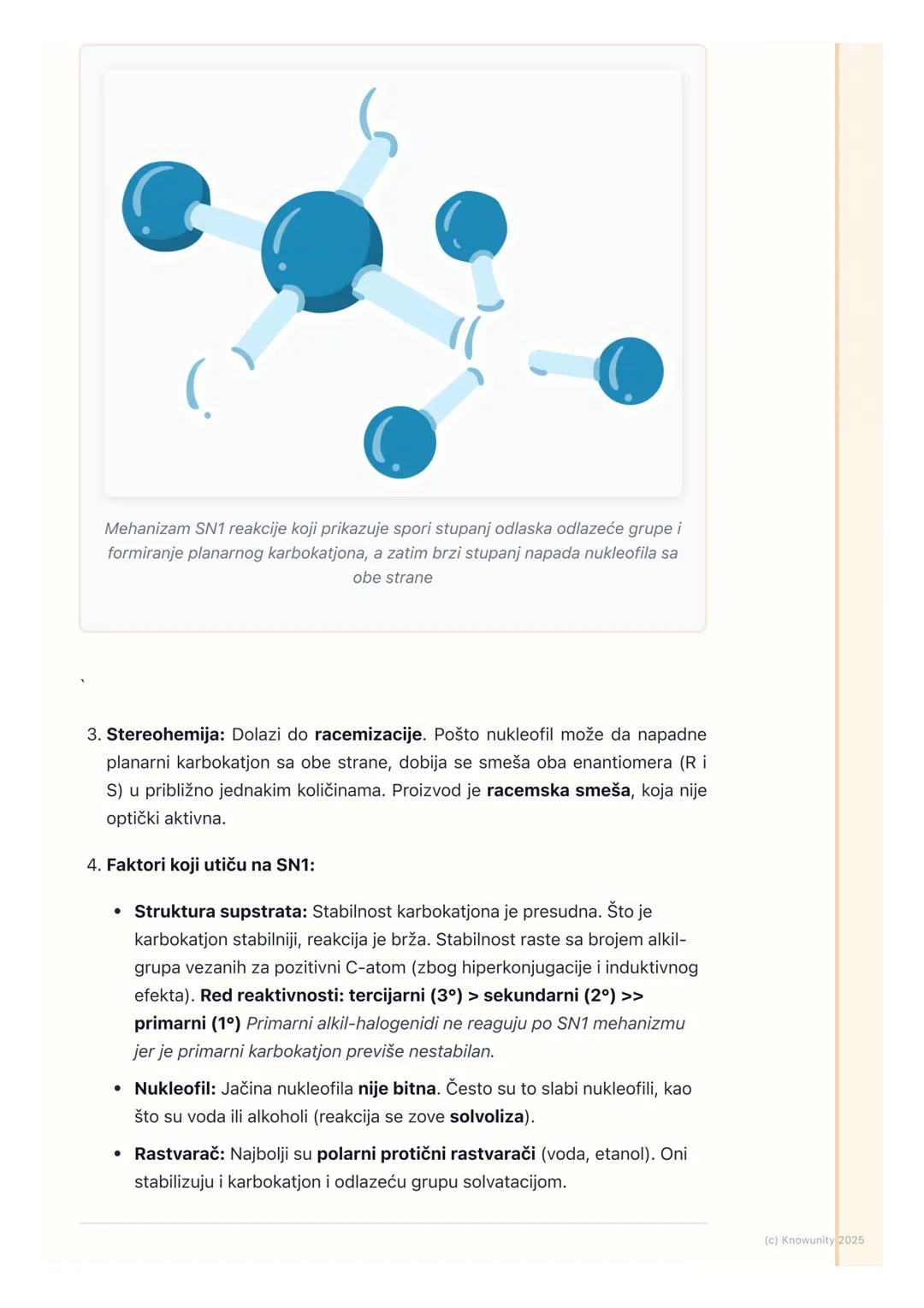 # Mehanizmi nukleofilne
supstitucije (SN1 i SN2)

Uvod u nukleofilnu supstituciju

Nukleofilna supstitucija je jedna od najvažnijih reakcija