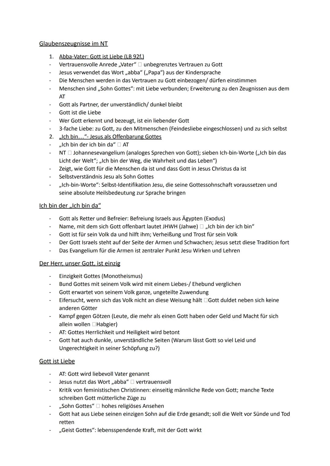 Religion Abiturstoff

Q1: Jesus Christus- das menschgewordene Wort Gottes: Die Reich-Gottes-Botschaft, Die
Auferstehung Jesu (Hoffnung über 