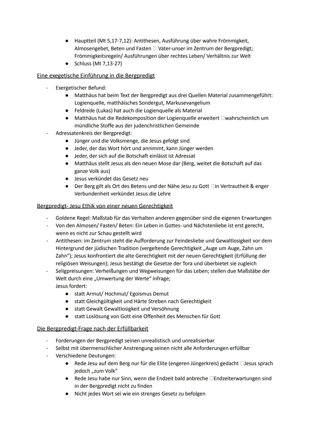 Religion Abiturstoff

Q1: Jesus Christus- das menschgewordene Wort Gottes: Die Reich-Gottes-Botschaft, Die
Auferstehung Jesu (Hoffnung über 