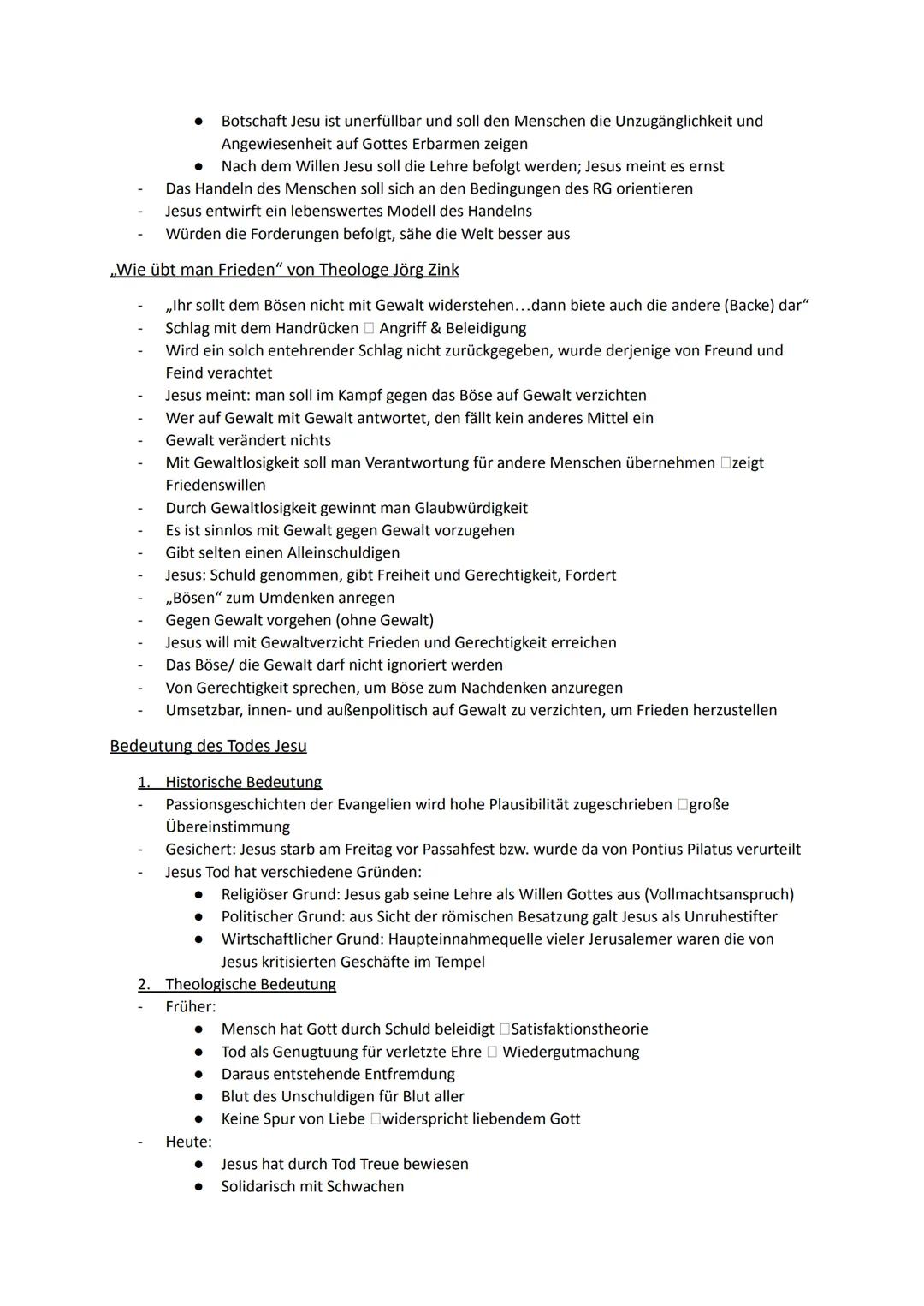 Religion Abiturstoff

Q1: Jesus Christus- das menschgewordene Wort Gottes: Die Reich-Gottes-Botschaft, Die
Auferstehung Jesu (Hoffnung über 