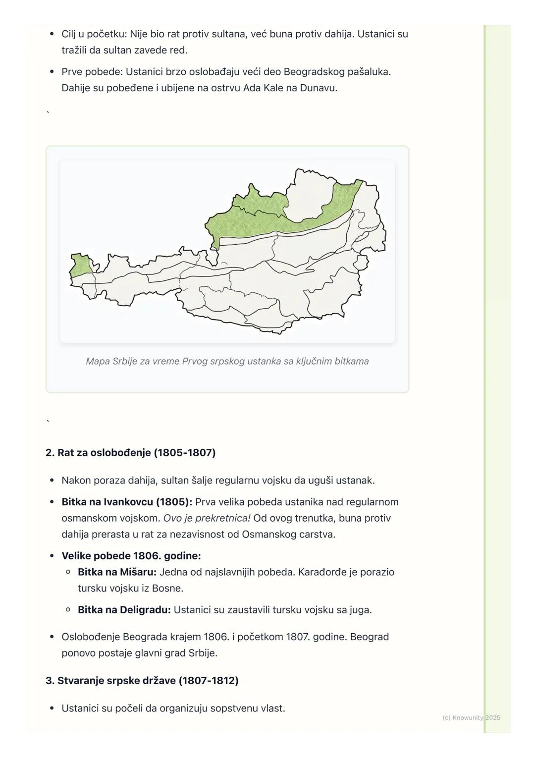 # Prvi srpski ustanak: uzroci,
vođe i značaj

Uvod u Prvi srpski ustanak

Prvi srpski ustanak je bio masovni oružani otpor Srba protiv Osman