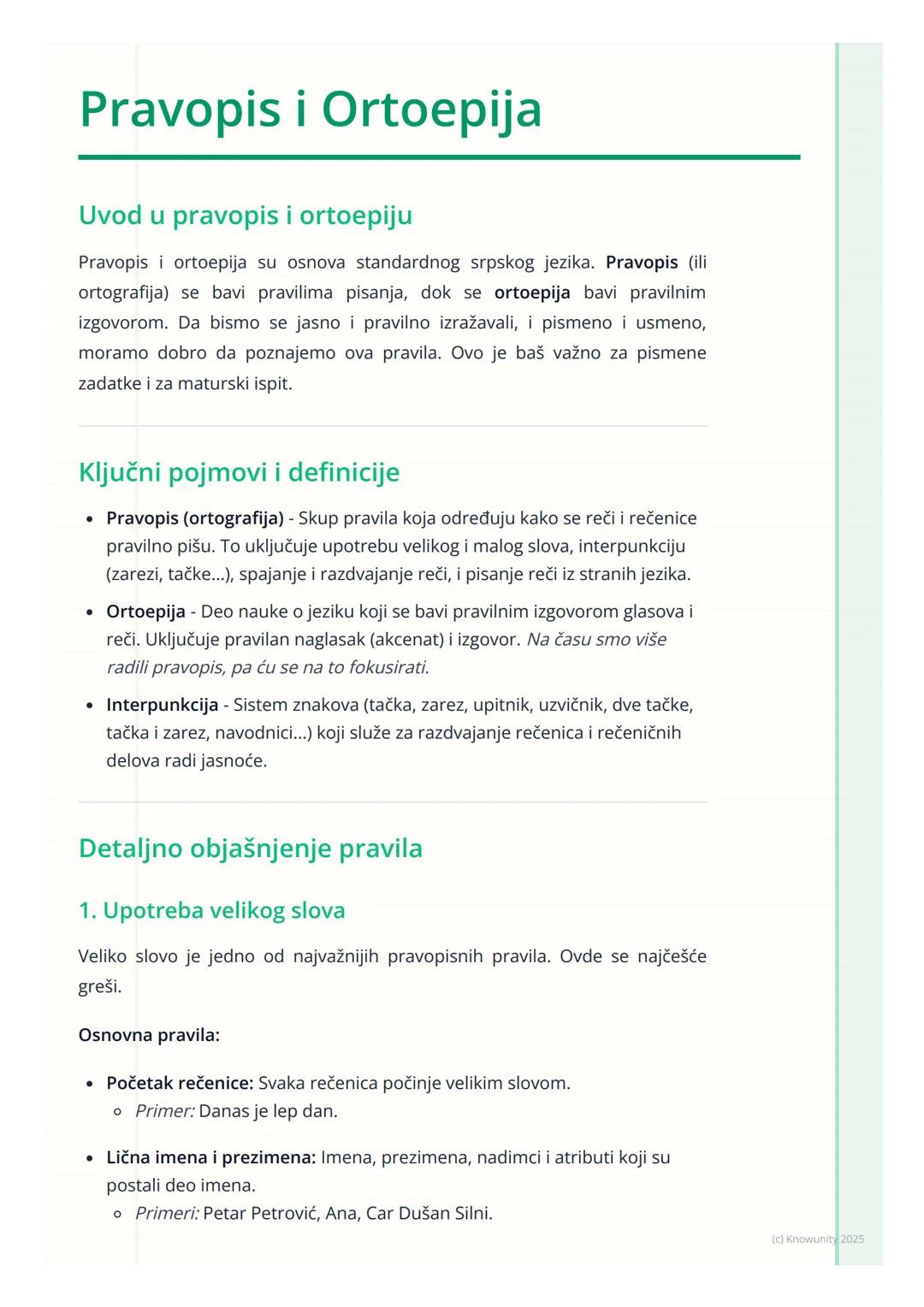 # Pravopis i Ortoepija

Uvod u pravopis i ortoepiju

Pravopis i ortoepija su osnova standardnog srpskog jezika. Pravopis (ili
ortografija) s