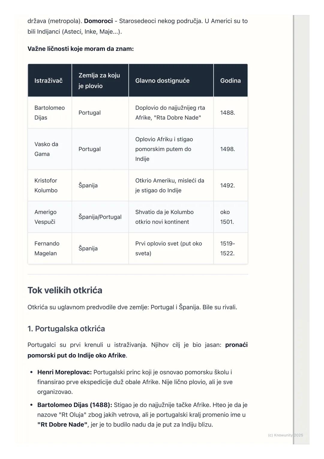 # Velika geografska otkrića -
novi svetovi

Uvod u velika geografska otkrića

Ovo je period na kraju 15. i početkom 16. veka kada su evropsk
