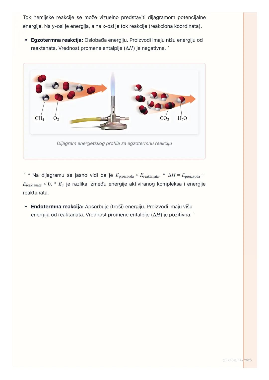 # Energija aktivacije i
Arrheniusova jednačina

Uvod u energiju aktivacije

Da bi hemijska reakcija uopšte započela, čestice reaktanata (ato