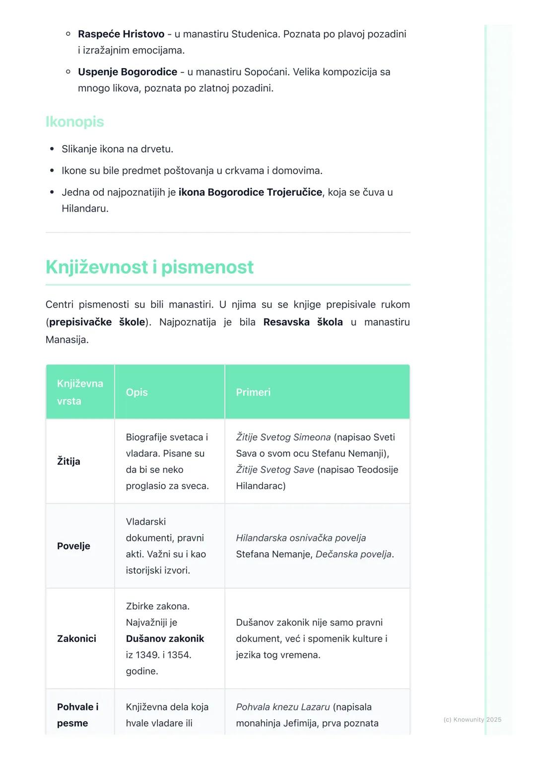 # Kultura i umetnost u
srednjovekovnoj Srbiji

Uvod u kulturu i umetnost
srednjovekovne Srbije

Srpska kultura u srednjem veku se razvijala 
