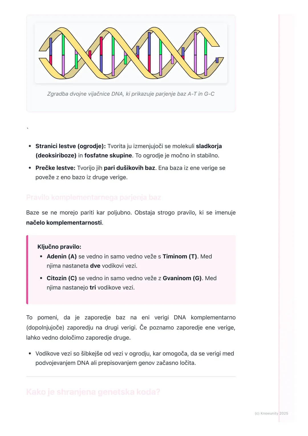 # DNA - nosilka dednih
informacij

Uvod v DNA

DNA je okrajšava za deoksiribonukleinsko kislino. To je zelo dolga molekula,
ki se nahaja v j
