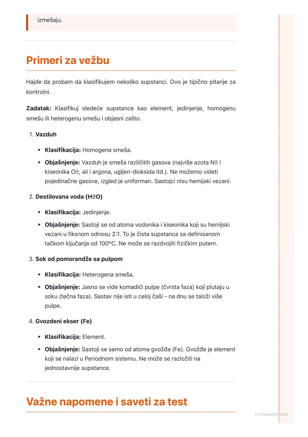 # Smeše i čiste supstance

Uvod i osnovni pojmovi

Sve oko nas je napravljeno od materije. Materija ima masu i zauzima prostor. U
hemiji, ma